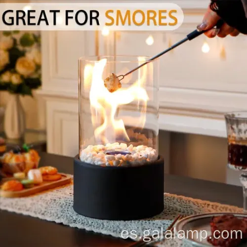 Mini chimenea de alcohol portátil para ambiente comedor al aire libre